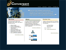 Tablet Screenshot of conversantnetworks.com